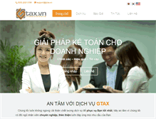 Tablet Screenshot of gtax.vn